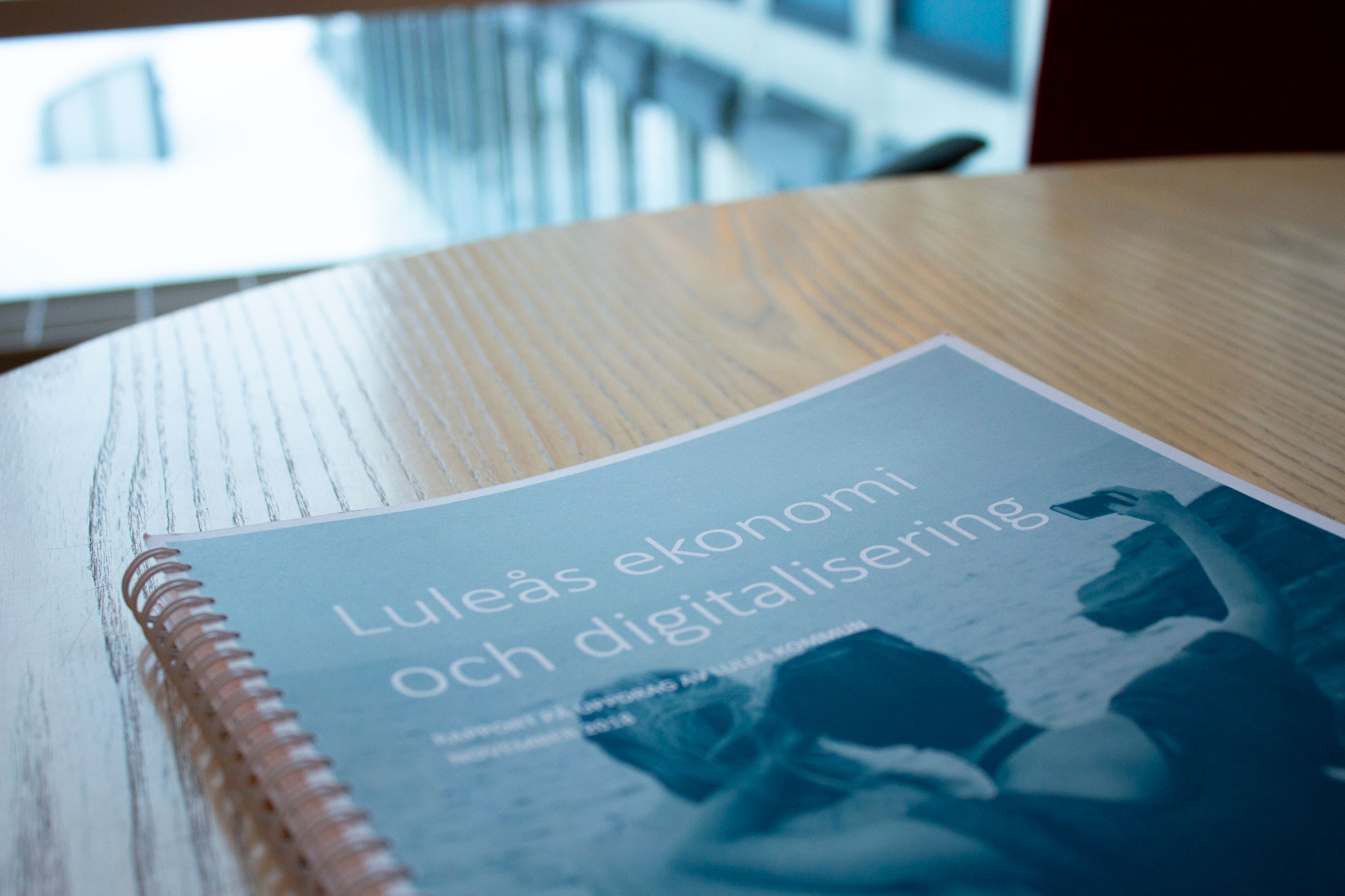 Framsida rapporten Luleås ekonomi och digitalisering